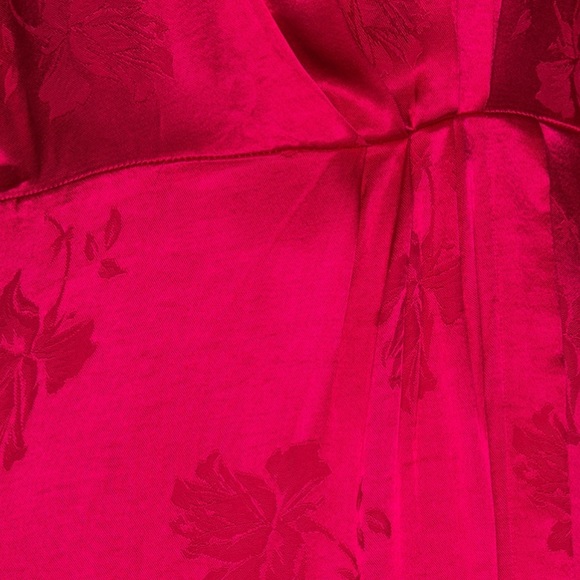 Floral Jacquard Dress - Retro Pink - Size 8 - Picture 8 of 8